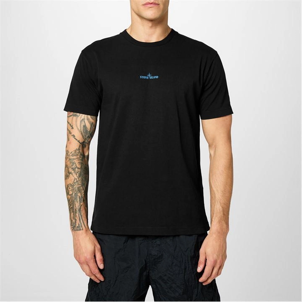 Stone Island Stone Ss Comp Lg Ts Sn44 - Black